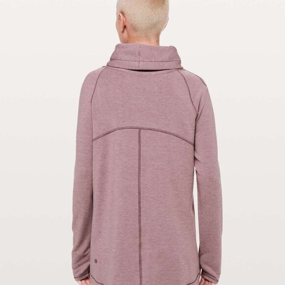 Lululemon Coast Easy Wrap Heathered Misty Merlot Size 4 - Picture 16 of 16